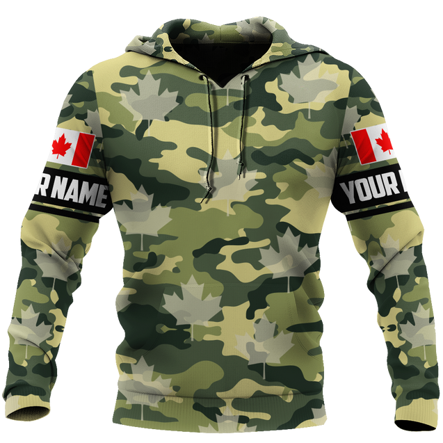 Personalized Name XT Canadian Veteran 3D All Over Printed Clothes DA16032104