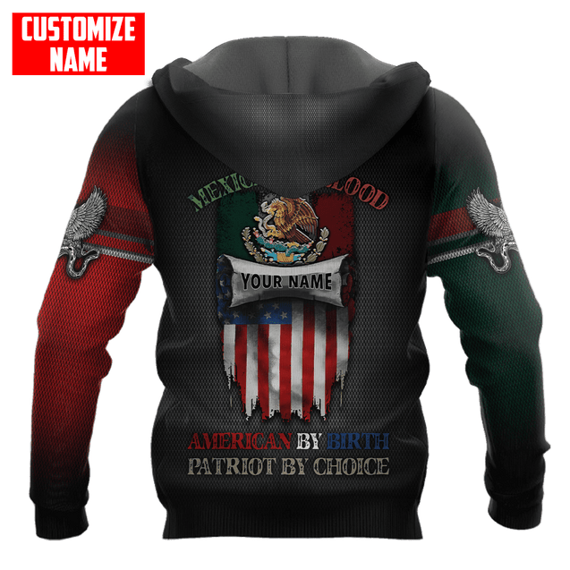 Customized Name Mexico 3D All Over Printed Unisex Shirts