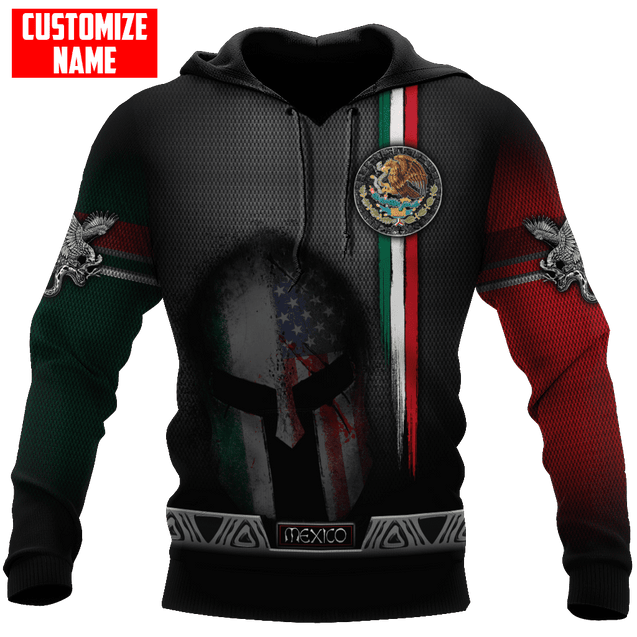 Customized Name Mexico 3D All Over Printed Unisex Shirts