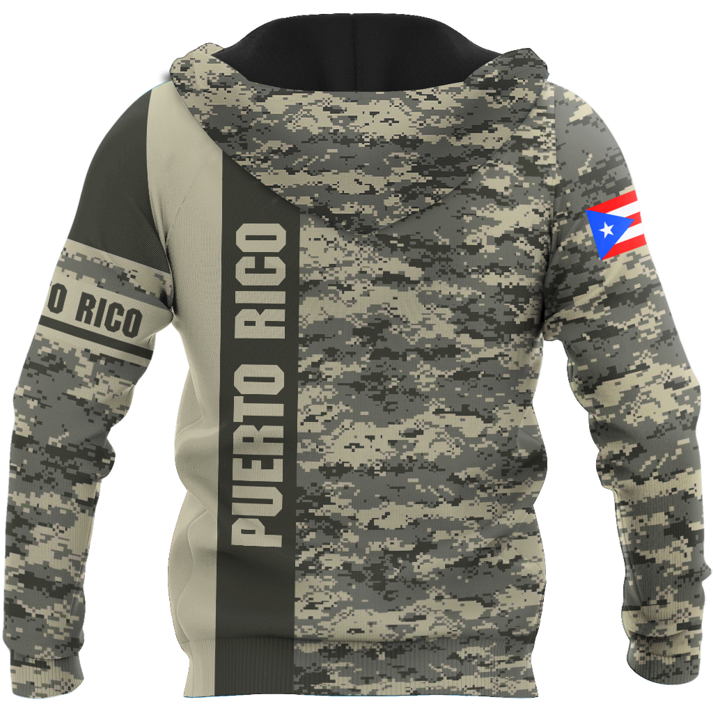 Customize Name Puerto Rico 3D All Over Printed Unisex Shirts