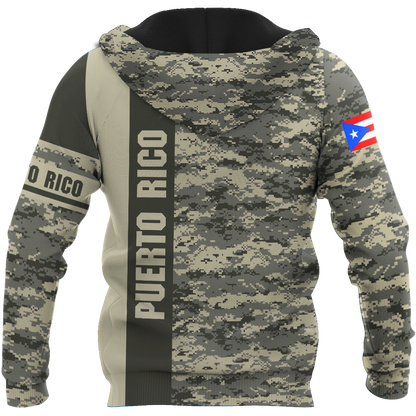 Customize Name Puerto Rico 3D All Over Printed Unisex Shirts
