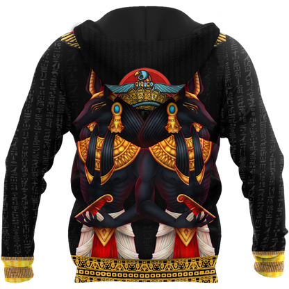 Anubis Horus eye and egyptian falcon 3D Shirts