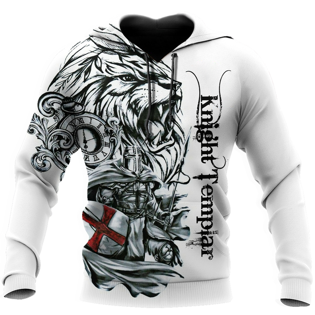 Premium Lion Knight Templar All Over Printed Shirts For Men And Women MEI