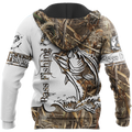 Bass Fishing Sport Muddy Water Camo tattoo 3D shirts for men and women