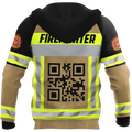 Customize QR Code Firefighter Hoodie For Men And Women MH17022101