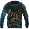 Premium Unisex Hoodie Kraken Octopus King of The Seven Seas III ML