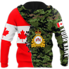 Personalized Name XT Canadian Veteran 3D All Over Printed Clothes NTN17032102