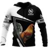 Rooster Personalized Name 3D All Over Printed Unisex Hoodie