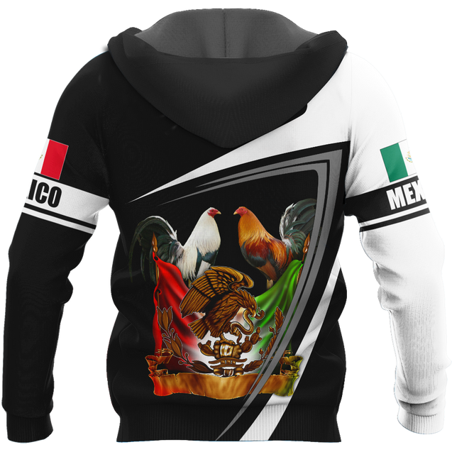 Personalized Name Rooster Mexico 3D All Over Printed Hoodie