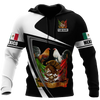 Personalized Name Rooster Mexico 3D All Over Printed Hoodie