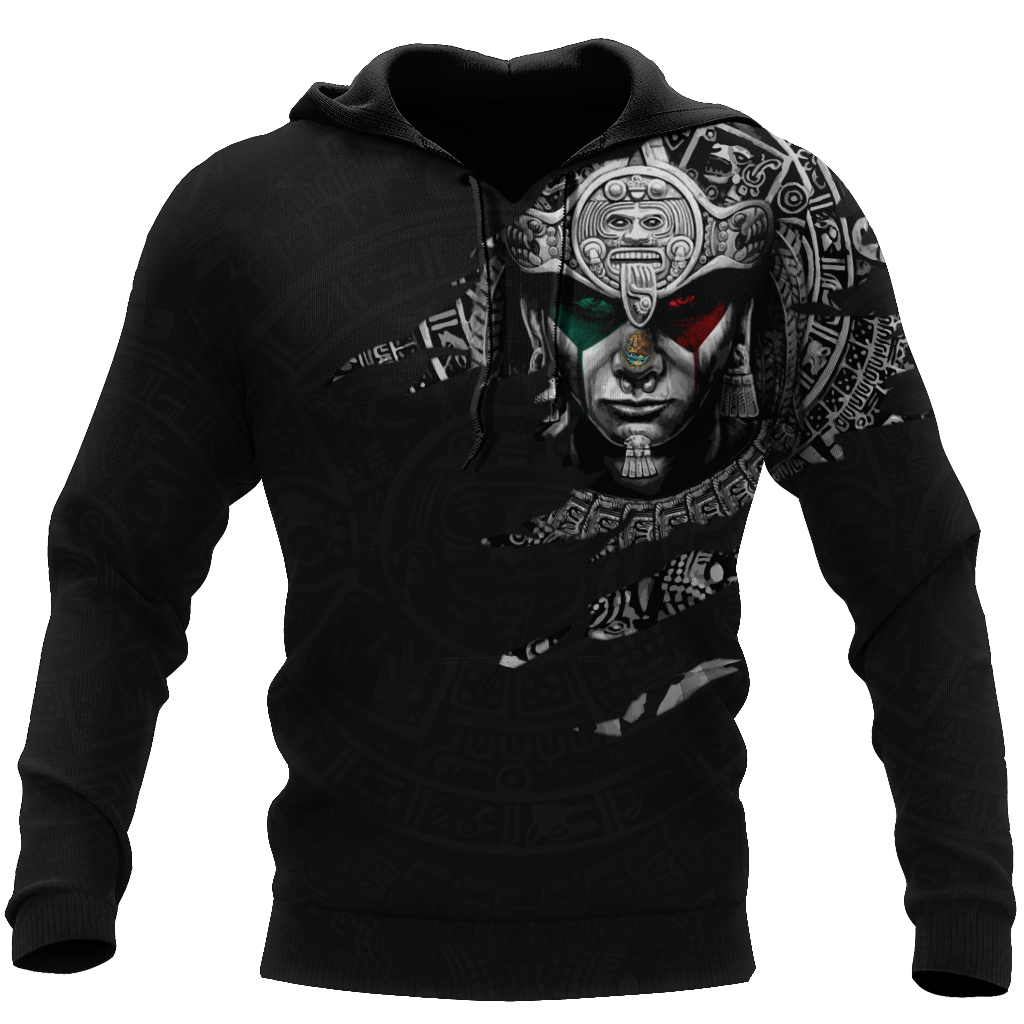 Aztec Warrior 3D All Over Printed Hoodie