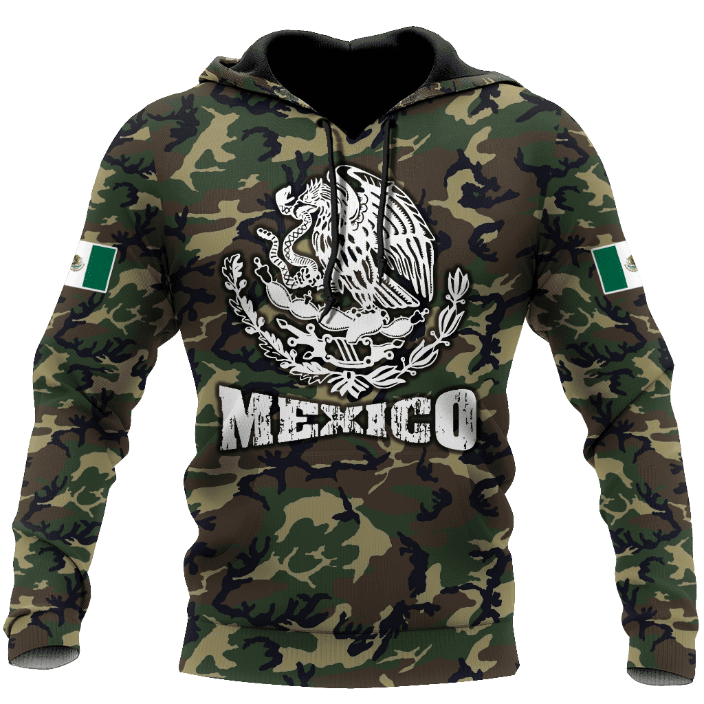 Love Mexico 3D All Over Printed Hoodie