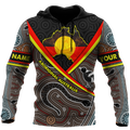 Custom name Proud to be aboriginal Totem Brown 3d printed shirts