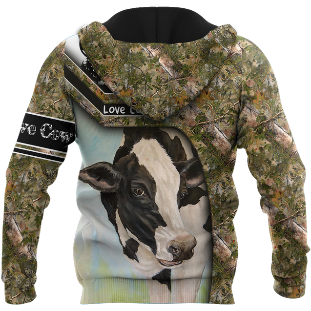 Cow 3d hoodie shirt for men and women DD11172002