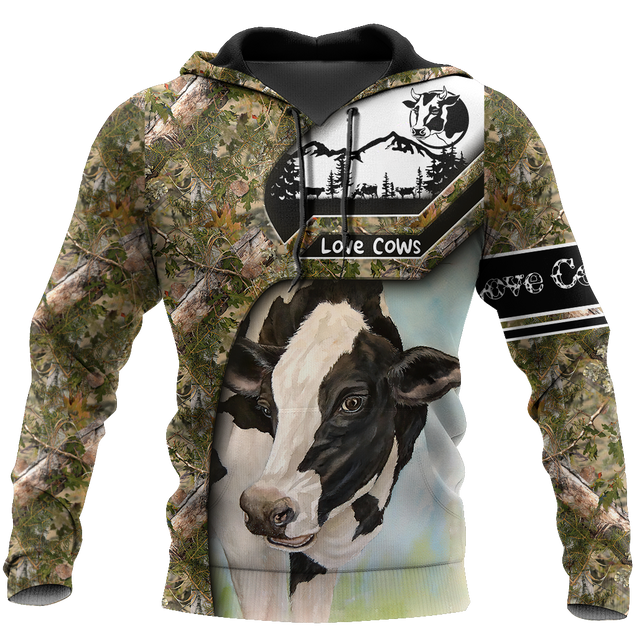 Cow 3d hoodie shirt for men and women DD11172002