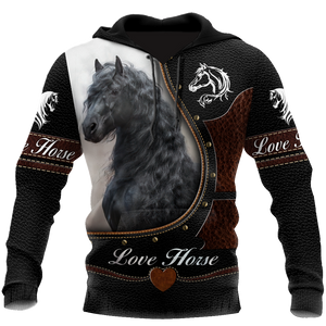 Friesian Horse 3D All Over Printed Shirts For Men And Women TR1711204