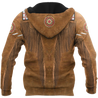 Native Cowboy Jacket No18 Cosplay 3D Over Printed Unisex Deluxe Hoodie ML