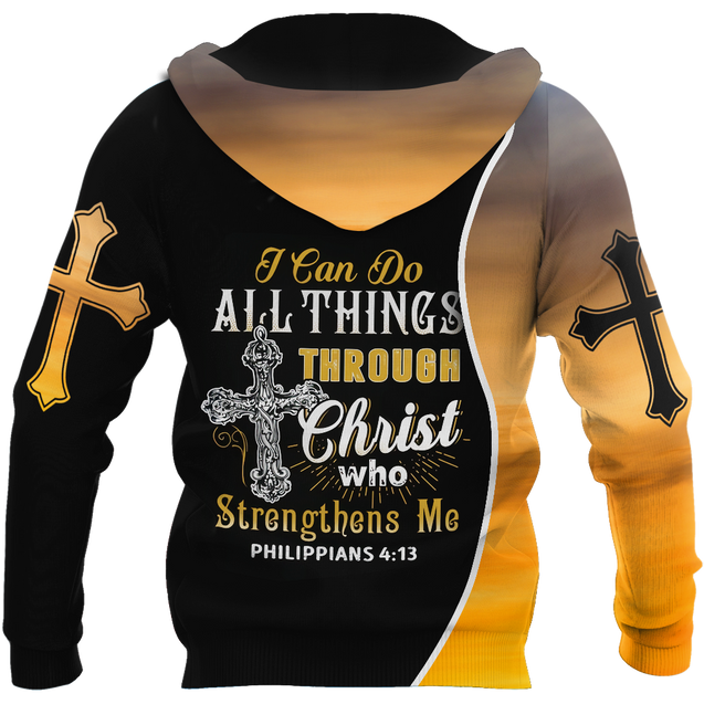 Premium Christian Jesus Personalized Name 3D All Over Printed Unisex Shirts