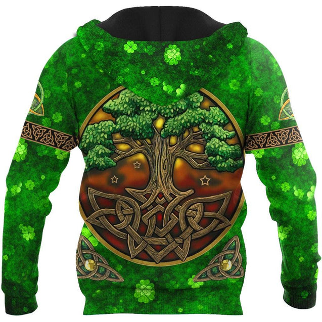 Premium Tree Of Life Irish Saint Patrick's Day 3D Printed Unisex Shirts TN