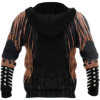 Native Cowboy Jacket No19 Cosplay 3D Over Printed Unisex Deluxe Hoodie ML