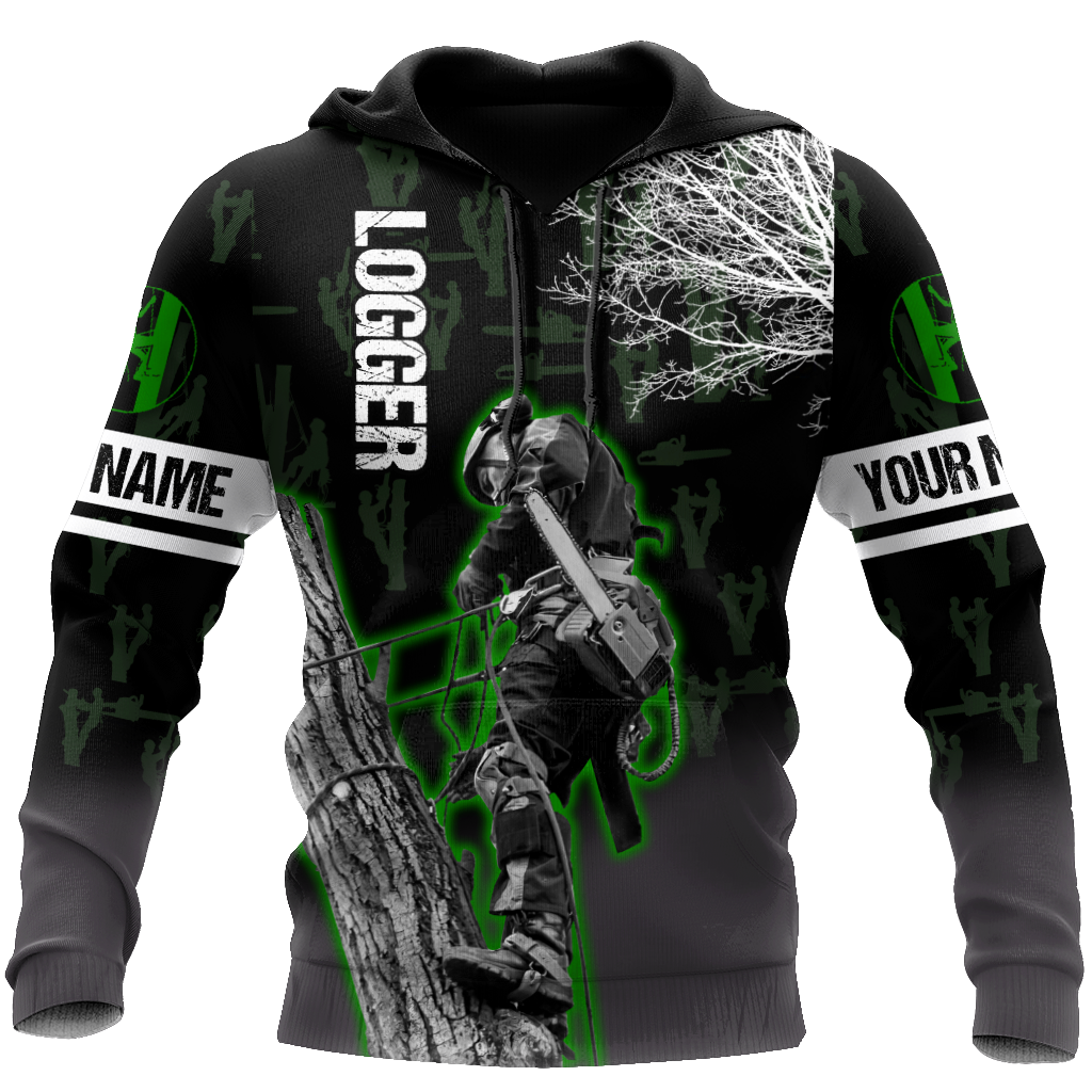 Premium Personalized 3D Printed Logger Shirts MEI