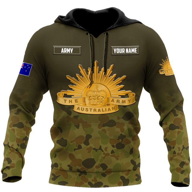 Personalized The Australian Army 3D Printed Unisex Shirts TN