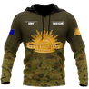 Personalized The Australian Army 3D Printed Unisex Shirts TN