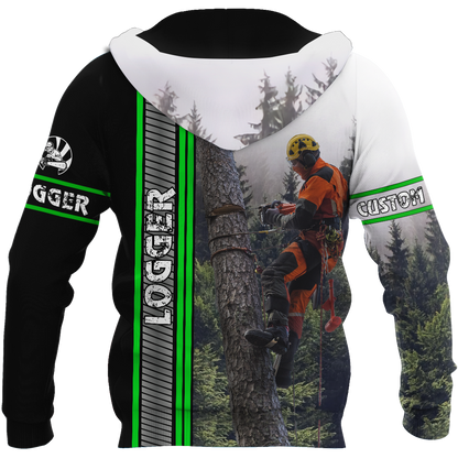 Premium Personalized Unisex 3D Printed Logger Shirts MEI