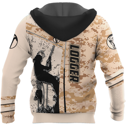 Premium 3D Printed Unisex Camo Logger Shirts MEI