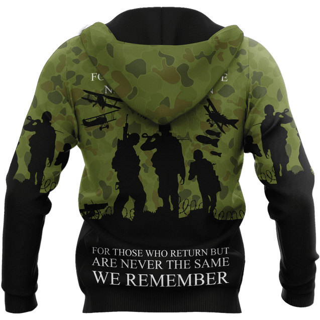 Anzac Day We Remember 3D Printed Unisex Shirts TN