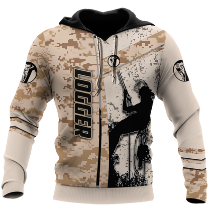 Premium 3D Printed Unisex Camo Logger Shirts MEI