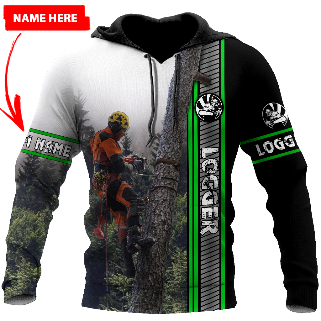 Premium Personalized Unisex 3D Printed Logger Shirts MEI