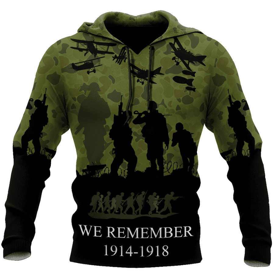 Anzac Day We Remember 3D Printed Unisex Shirts TN