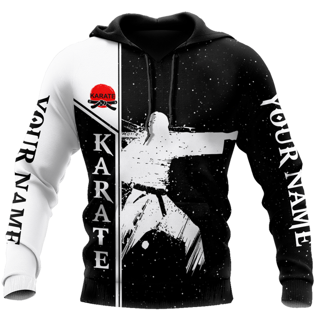 Customize Name Karate Shuto Uchi Hoodie For Men And Women TNA18032104