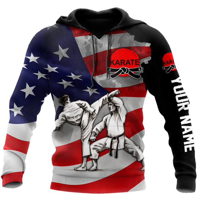 Customize Name Karate Hoodie For Men And Women TNA18032107