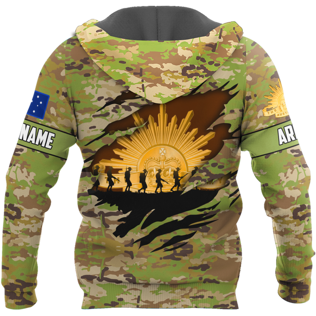 Premium Personalized Anzac Day Australian Army 3D All Over Printed Unisex Shirts TN