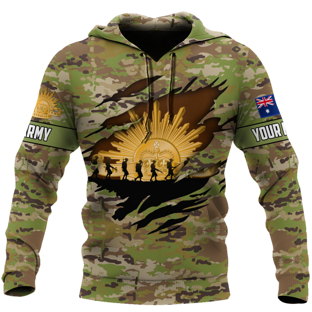 Premium Personalized Anzac Day Australian Army 3D All Over Printed Unisex Shirts TN