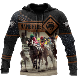 Personalized Name Horse Racing 3D All Over Printed Unisex Shirts Ver 2