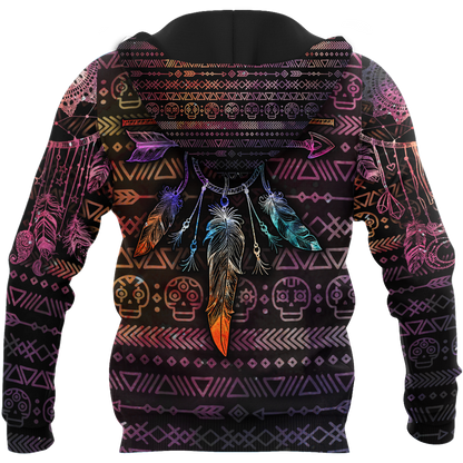 Premium Native American Feather  3D All Over Printed Shirts