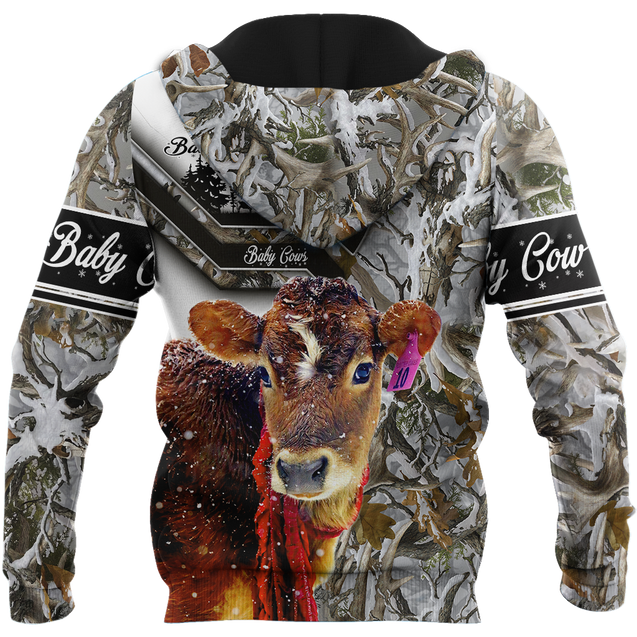 Cow 3d hoodie shirt for men and women DD11182003