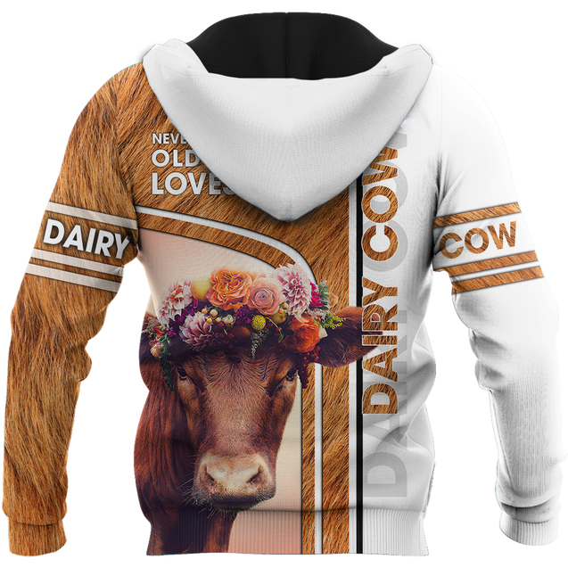 Cow 3d hoodie shirt for men and women DD11182005