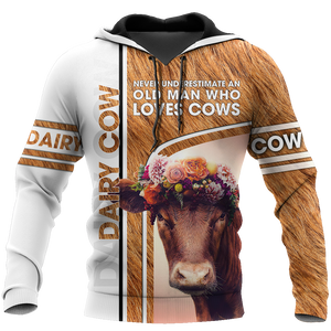 Cow 3d hoodie shirt for men and women DD11182005