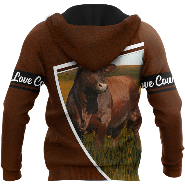 Cow 3d hoodie shirt for men and women DD11182007