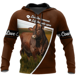 Cow 3d hoodie shirt for men and women DD11182007