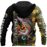 Fishaholic Northern Pike Fishing camo unisex 3d all over printed shirts