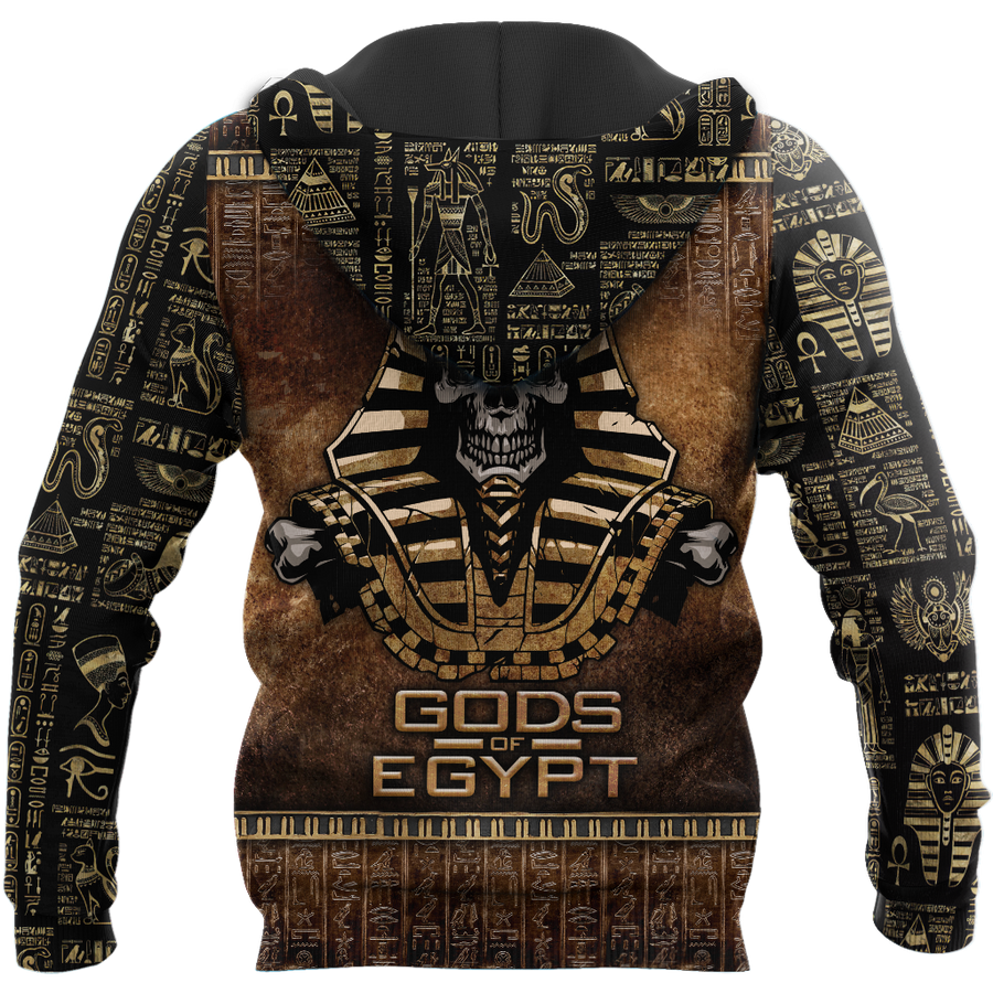 Pharaoh Skull Ancient Egypt 3D Shirts for men and women