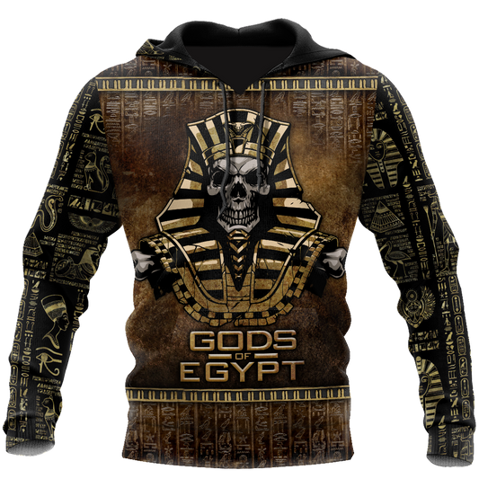 Pharaoh Skull Ancient Egypt 3D Shirts for men and women