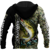 Fishaholic Bass Fishing camo unisex 3d all over printed shirts