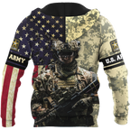 Army Customize Name 3D All Over Printed Shirts MH18112005