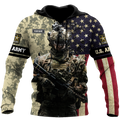 Army Customize Name 3D All Over Printed Shirts MH18112005